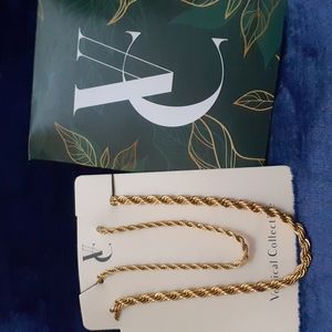 Vertical Collective Vera Braided Necklace Set